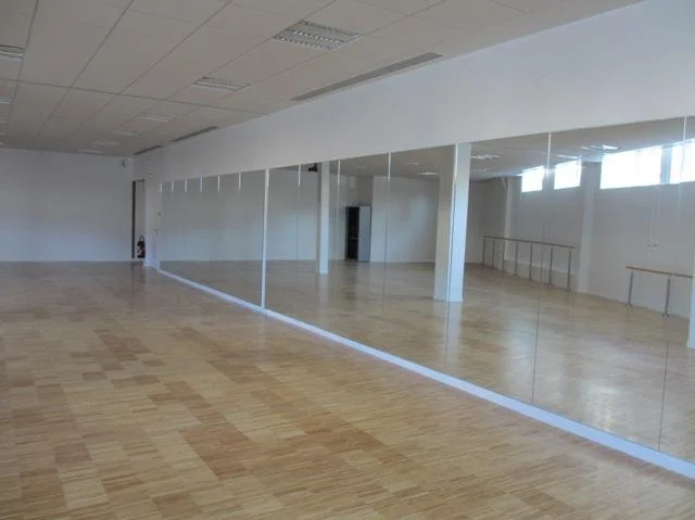 polished edges dancing room mirrors