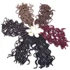 Wholesale Faux Locst Ombre Colors Dreadlocks Braid Synthetic Long Style Braid Hair extensions weaves 12'' 24roots