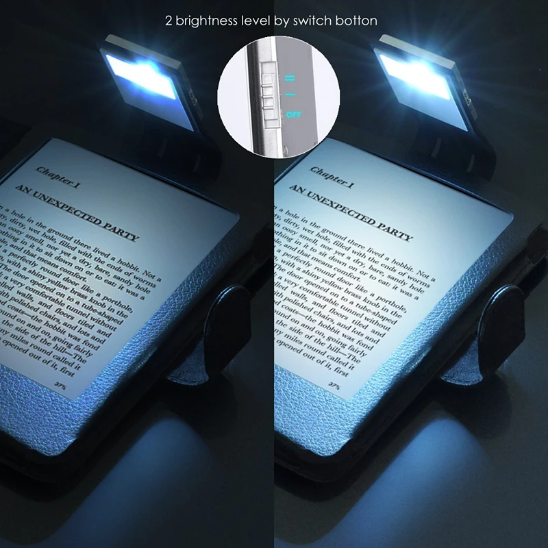 Led Ebook Reading Lights With Usb Rechargeable,Clip Bookmark And 2 ...