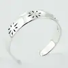 Angular Flowers Toe Ring in Sterling Silver