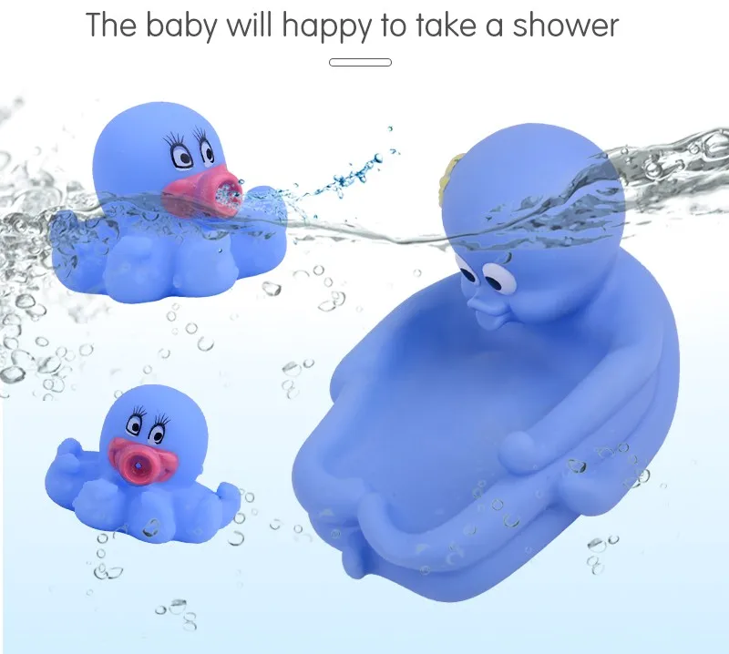 Zhorya Baby Toys Ruber Octopus Floating Bath Toy For Kids Buy Octopus