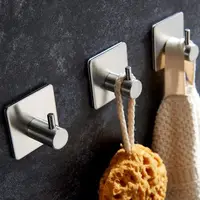 

Wall Hooks Adhesive Wall Hanging Hooks Stick On Hooks Reusable Waterproof