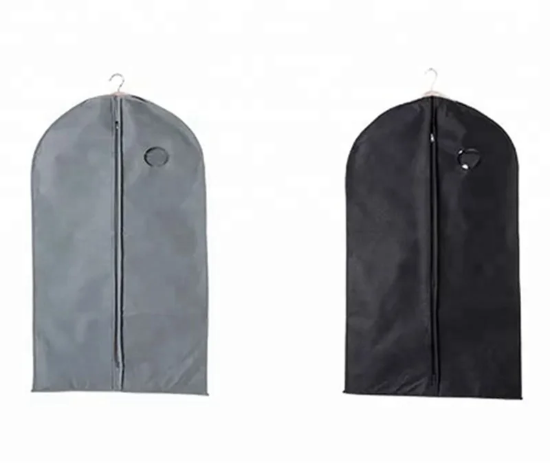 

Factory Wholesale Custom Logo Non Woven Garment Suit Bag, Wedding Dress Cover Dust-Proof Bag, Customized color