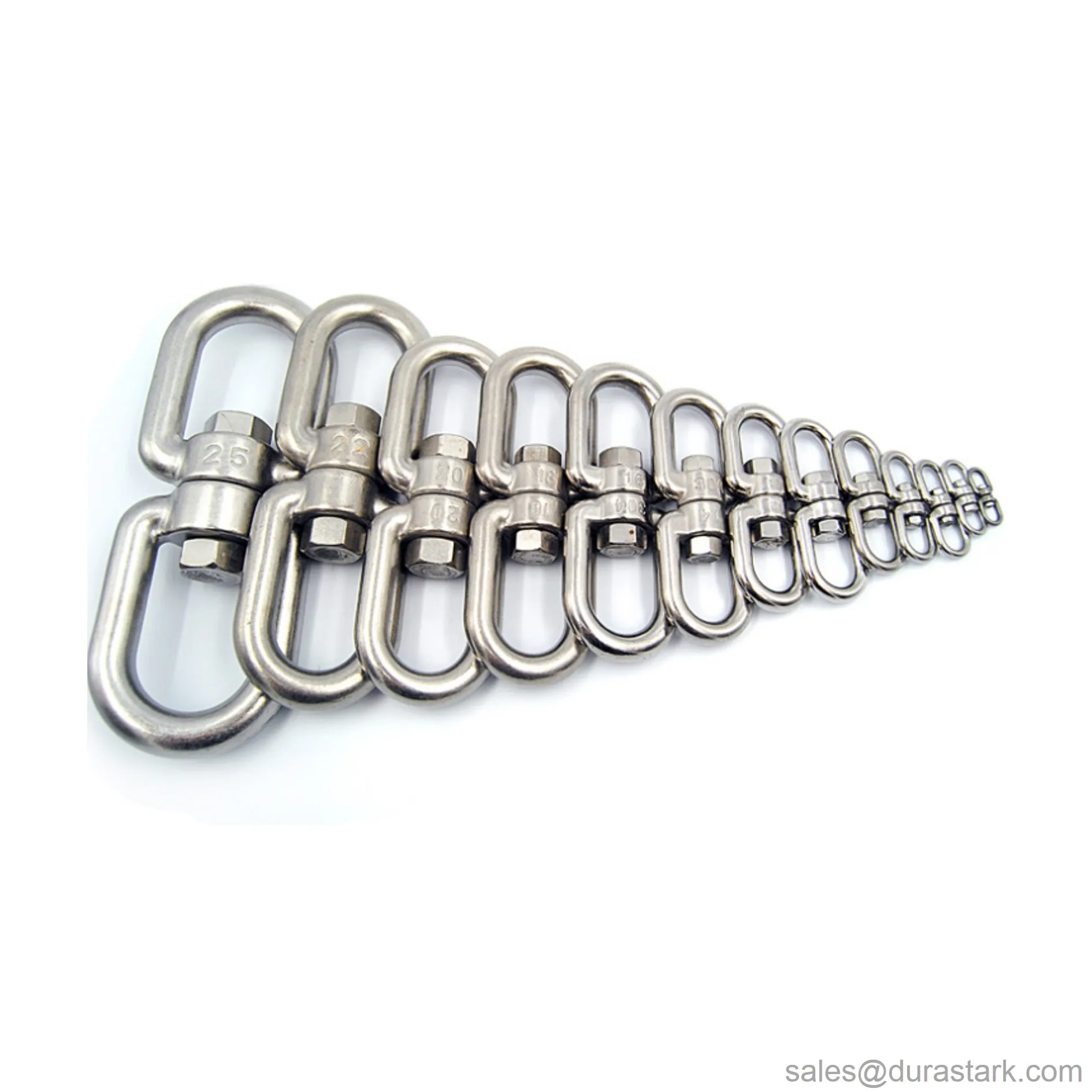 
Stainless Steel Double Eye Swivel Ring Lifting Eye Eye Hook 