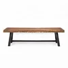 Brand New Backless Steel Park Bench With High Quality