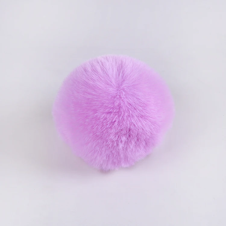 
Wholesale good furry faux rex rabbit hair ball/ pompom for hat Shoes 