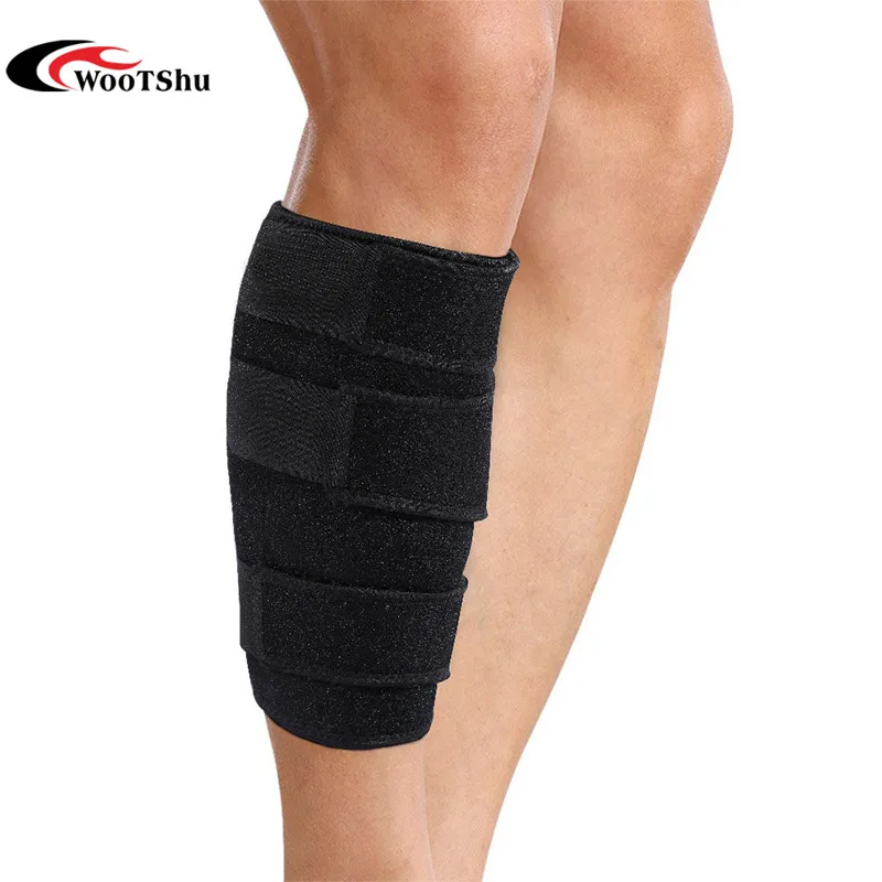 

New Calf Brace Protective Shin pads Basketball Knee Pad Sport Safety Football Volleyball Sports Protection Pads, Black/red