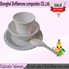 Biodegradable Cornstarch Tableware with excellent expansibility, quik snap and antiseep tableware