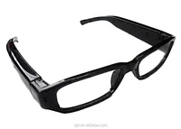 

Free shipping HD full 720p Video Hidden Camera Glasses with Encryption Read Disk
