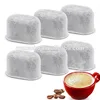 MAXECH 6 Packs Replacement Charcoal Water Filters, Coffee Machines Filter Core Filter Kettle Non-woven Charcoal Activated Carbon