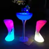 Illuminated Led bar table / waterproof wedding bar glowing bar illuminated led cocktail table