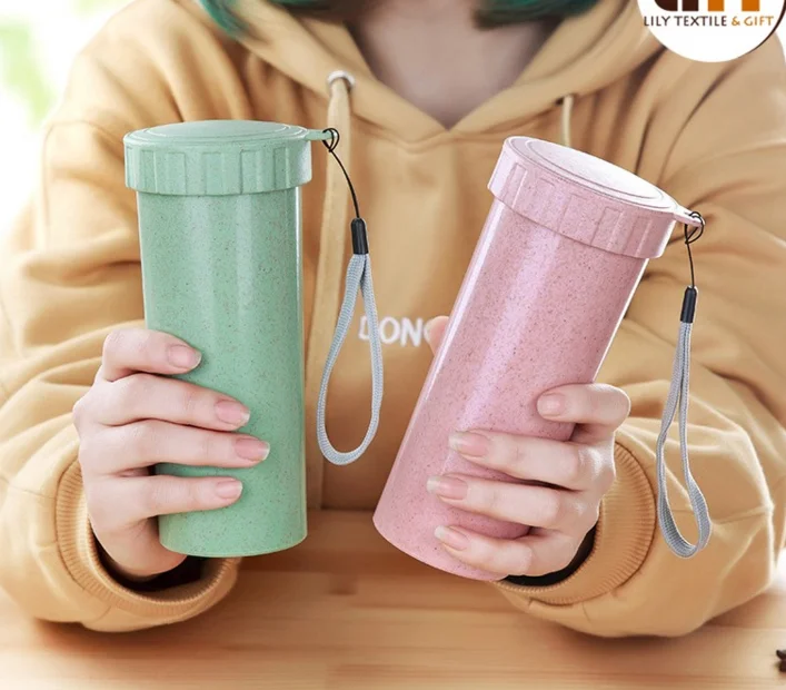 Wheat Straw Plastic Water Bottle 