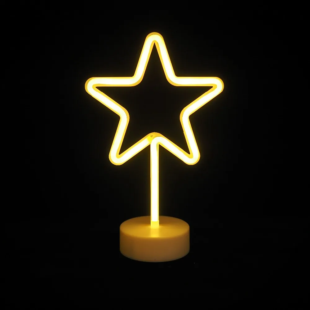 the neon lights of star