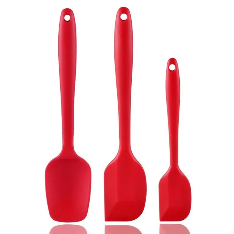 

Bpa Free 3-Piece Silicone Silicone Turner Spatula Set, As pictures