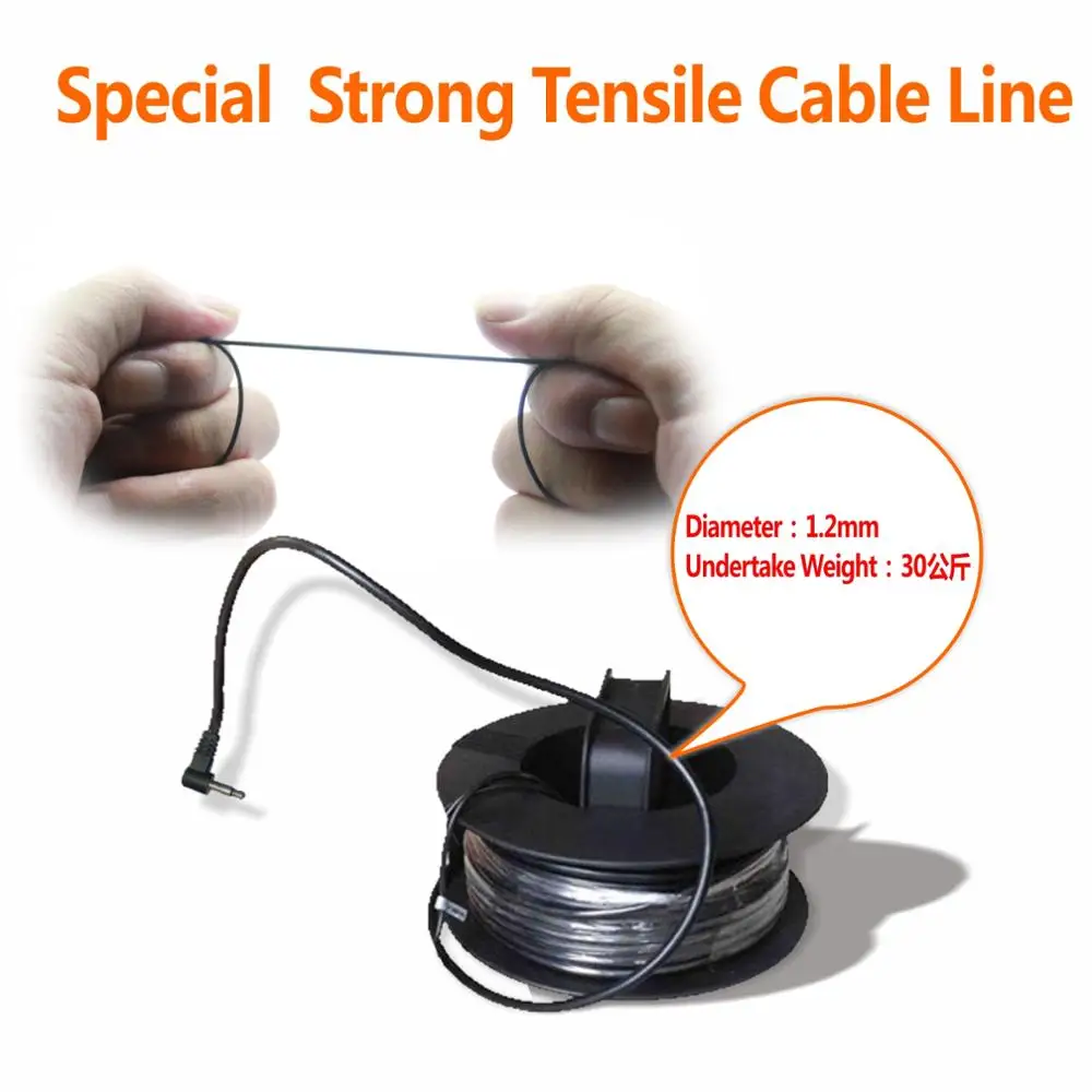 
Oringin Factory Produce 20M Length Cable Line 6pcs Infraed Light Ice Fishing Underwater Fishing Camera 