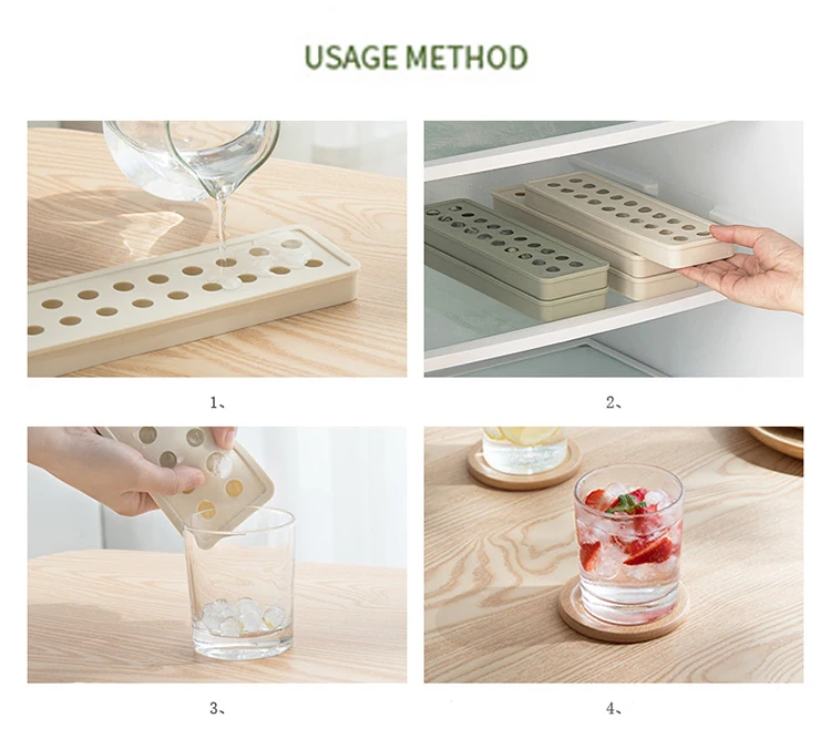 Summer Creative New Products DIY Whisky Multifunction Food Grade Silicone Rectangle Sphere Shape Ice Mold 20 Grids Ice Cube Mold.jpg