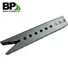 Safety fence square sign post with tapped ends
