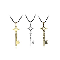 

Anime Attack On Titan Key Necklace Metal Pendant Cosplay Jewelry Toy Anime Figure