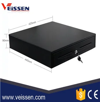 Top Selling Black Color Cash Drawer Pos Electronic Cash Register