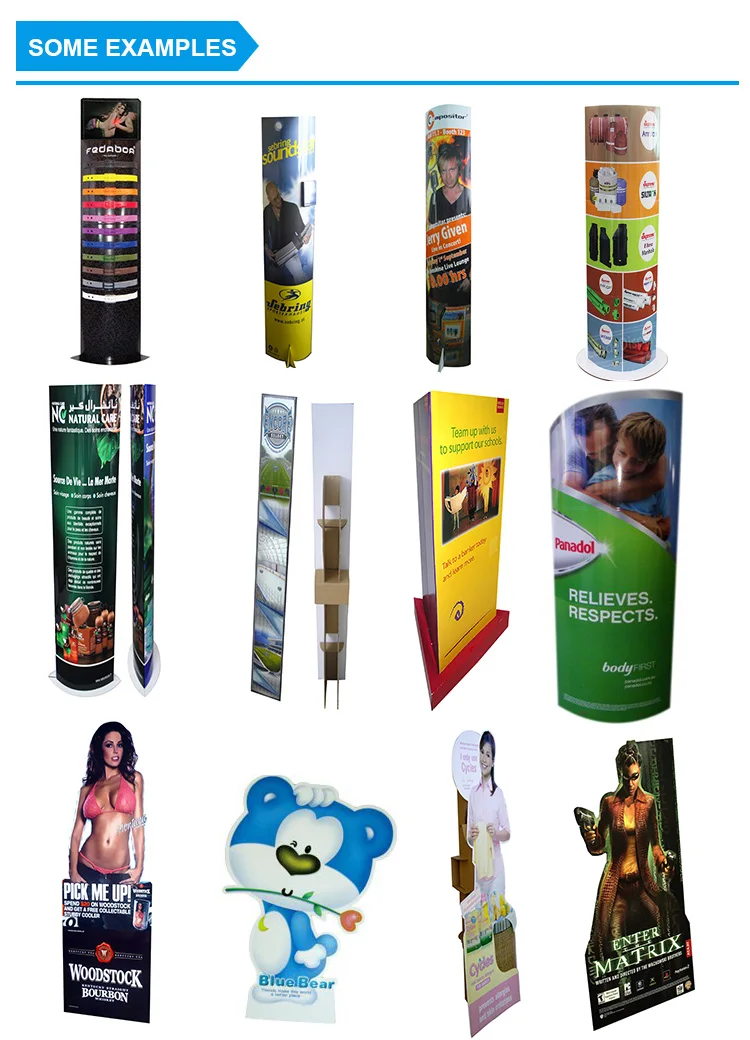 Hight Quality Products Customize Advertising Cardboard Standees/ Size ...