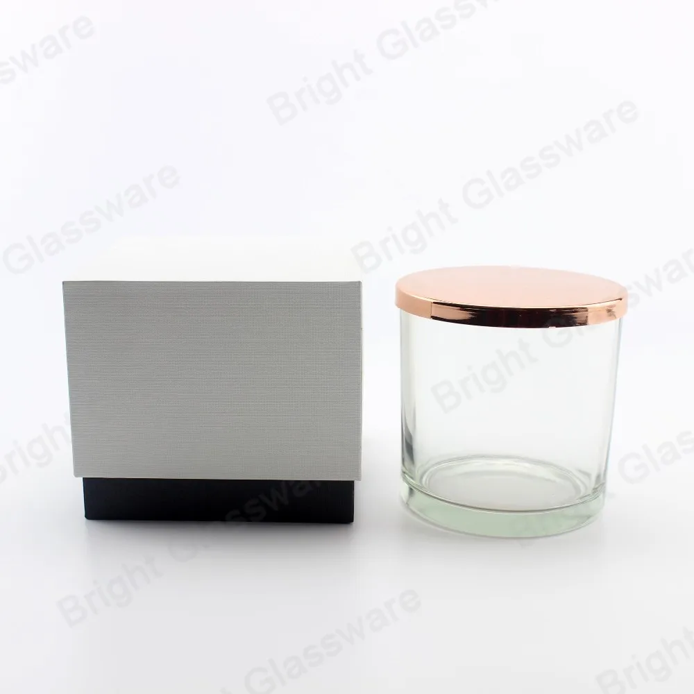 Wholesale Empty 30cl Matte Finished Candle Vessels 10oz Matte Black Glass Candle Jars With Rose 6698