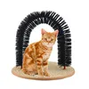 2019 Pet Supplies Arch Self-Grooming Massaging Cat Scratching Toy PVC Soft Cat Door Scratcher