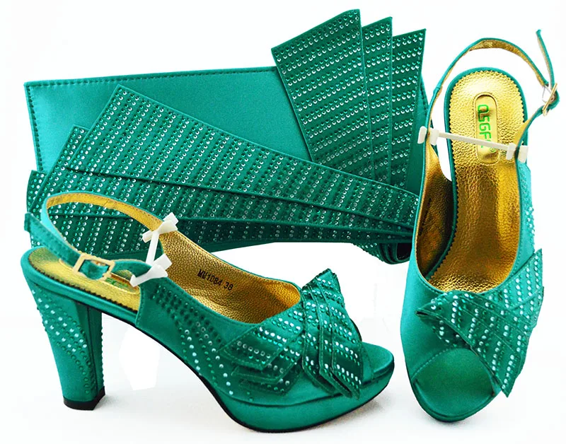 

women low heels red flat shoes italian shoes and bag set new 2019 slipper with matching bags MM1084