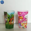 Promotional custom 3D lenticular printing plastic cartoon cup