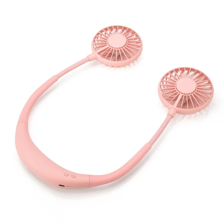 Mini Shoulder Fan Newest Flexible Soft Usb Hands Free Hanging Led