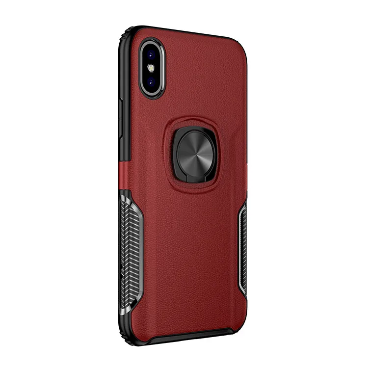 

Anti Sweat Tpu Cases Magnetic Ring Holder Luxury For Iphone x Case Red, Multi-color, can be customized