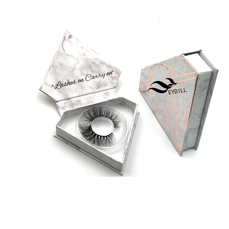 

Custom Label Print Empty False Eyelash Packaging Box, N/a