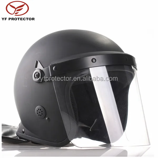 Abs Shell Police Anti Riot Helmet With 