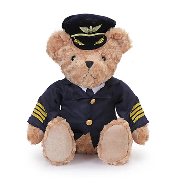 oso piloto peluche