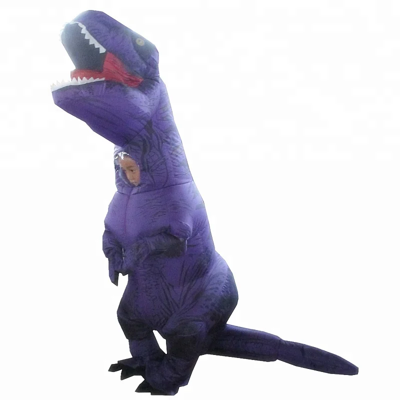 

Halloween cosplay realistic inflatable children trex costume