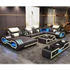 2019 New Arrival Fancy Multifunctional Leather SOFA with led light