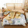 GS-XHY P291 cheap new design king/queen size 3d printed bed sheets
