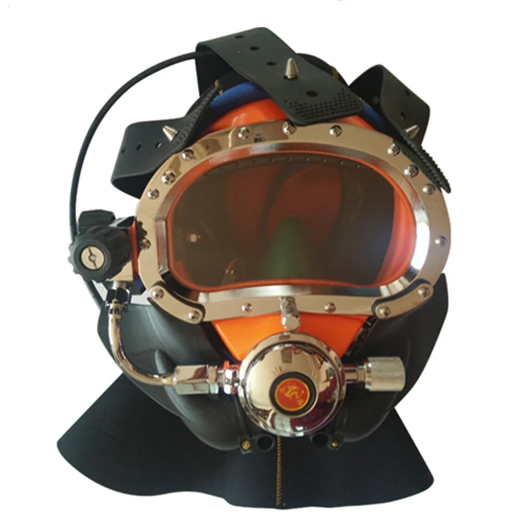 

Professional Commercial Deep Sea Scuba Diving Helmet for Sale, Orange