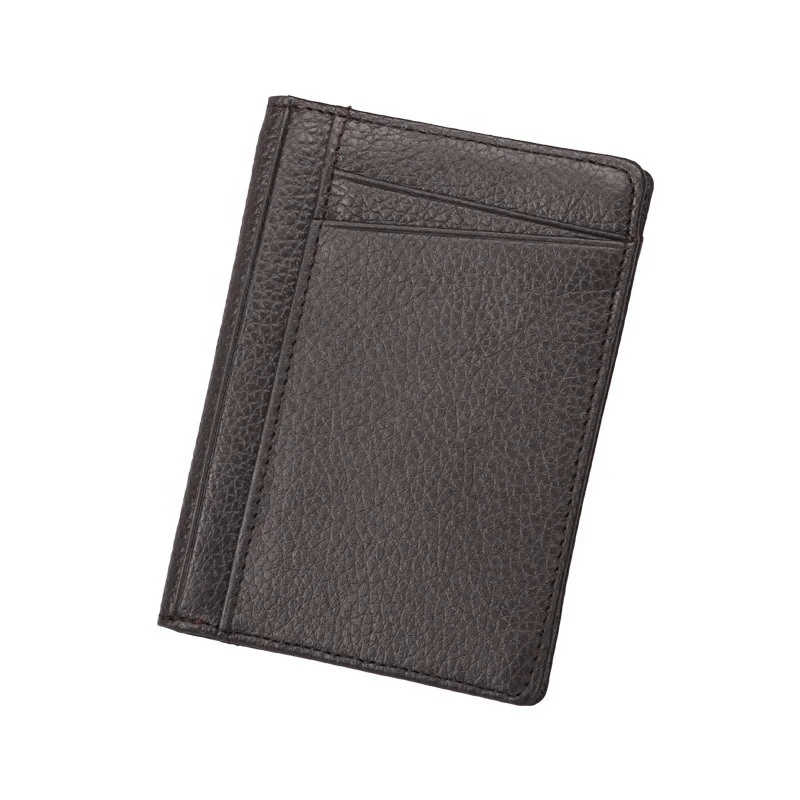 
Mens Bifold Ultra Slim Genuine Leather Wallet Card Holder  (60809399765)