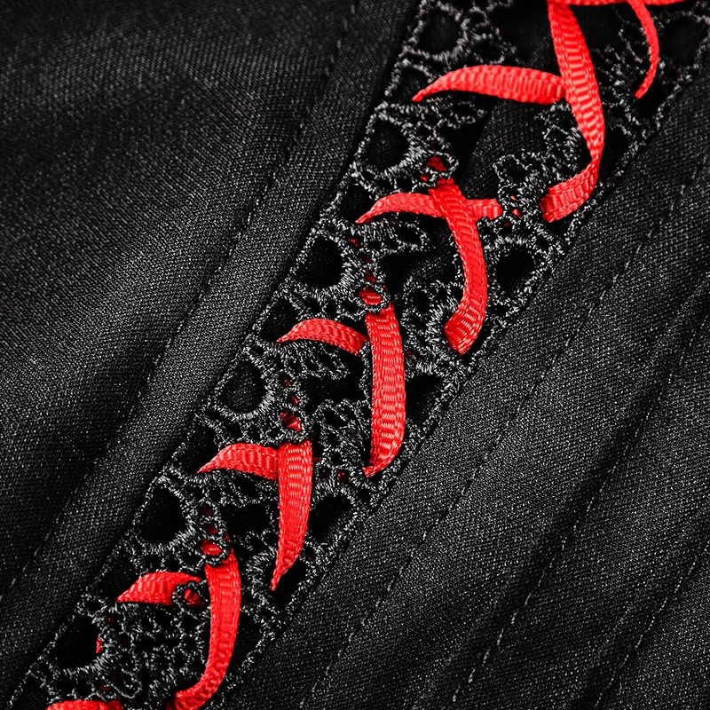 
WLY-075 PUNK RAVE Lolita Trumpet Sleeve Shirt sexy cosplay costumes for woman 