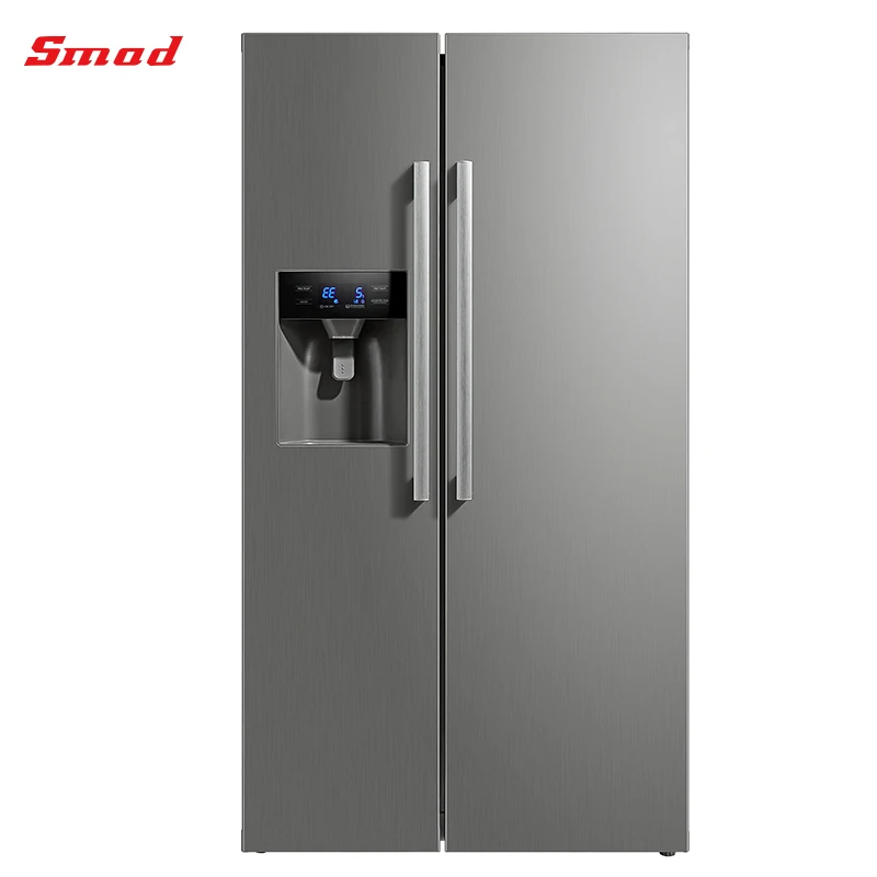 573l Stainless Steel Side By Side Frost Free Refrigerator With Ice