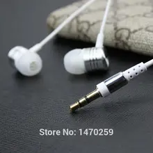 Standard 3.5 mm ear earphone headset ear phones, MP3, MP4 free shipping super bass stereo earbuds