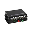 1 Pair Single Mode Single Fiber 20km Distance 1 Reverse Data 8 Channel Fiber Optical Video Converter