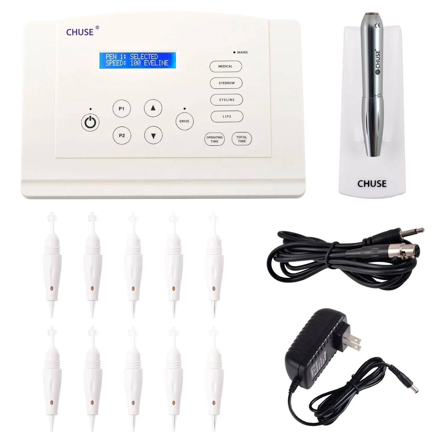 

40% Off CHUSE C5 Pro Electric Permanent Makeup Tattoo Machine