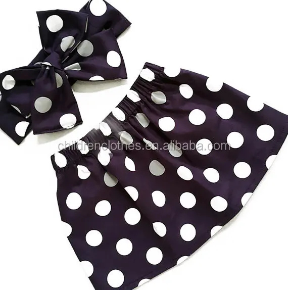 

Latest Arrival Baby Skirt Top Polka Dots Baby Girls Mini Skirt Cotton Baby Skirt, Multicolor