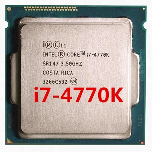 

Intel Core i7 4770K SR147 3.5GHz Quad-Core CPU Intel I7-4770K Desktop Processor