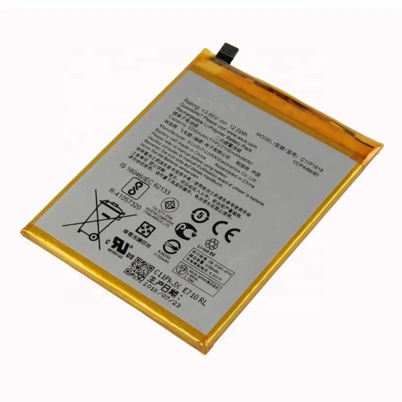 

Orginal C11P1618 Phone Battery For ASUS Zenfone 4 Z01KD ZE554KL 3250mAh