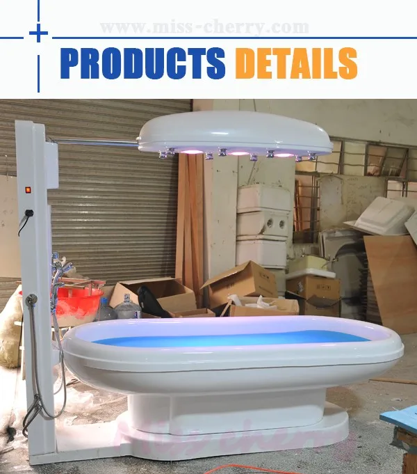 Spa Equipment Vichi Shower Water Shower Massage Bed With Led Light