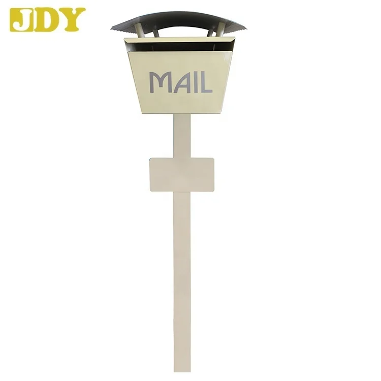 Metal Draw Name Plate Free Standing Mailboxes Small Letter Boxes For