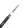 Self-supporting aerial waterproof jacket fiber optic cable for telecommunication network