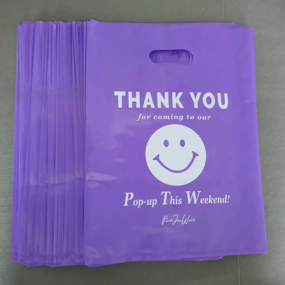 

China Wholesale PE/LDPE 100% Biodegradable Custom Printing Shopping Plastic Bags With Own Logo, Customized color